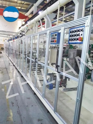 машина 1600pcs/min производства санитарной салфетки женщин 170mm 210mm мини